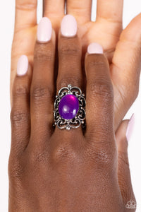 Happily EVERGLADE After - Purple-Jewelry-Paparazzi Accessories, Just Because Jewels-Just Because Jewels