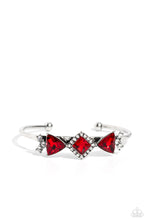 Load image into Gallery viewer, Strategic Sparkle - Red-Jewelry-Paparazzi Accessories, Just Because Jewels-Just Because Jewels