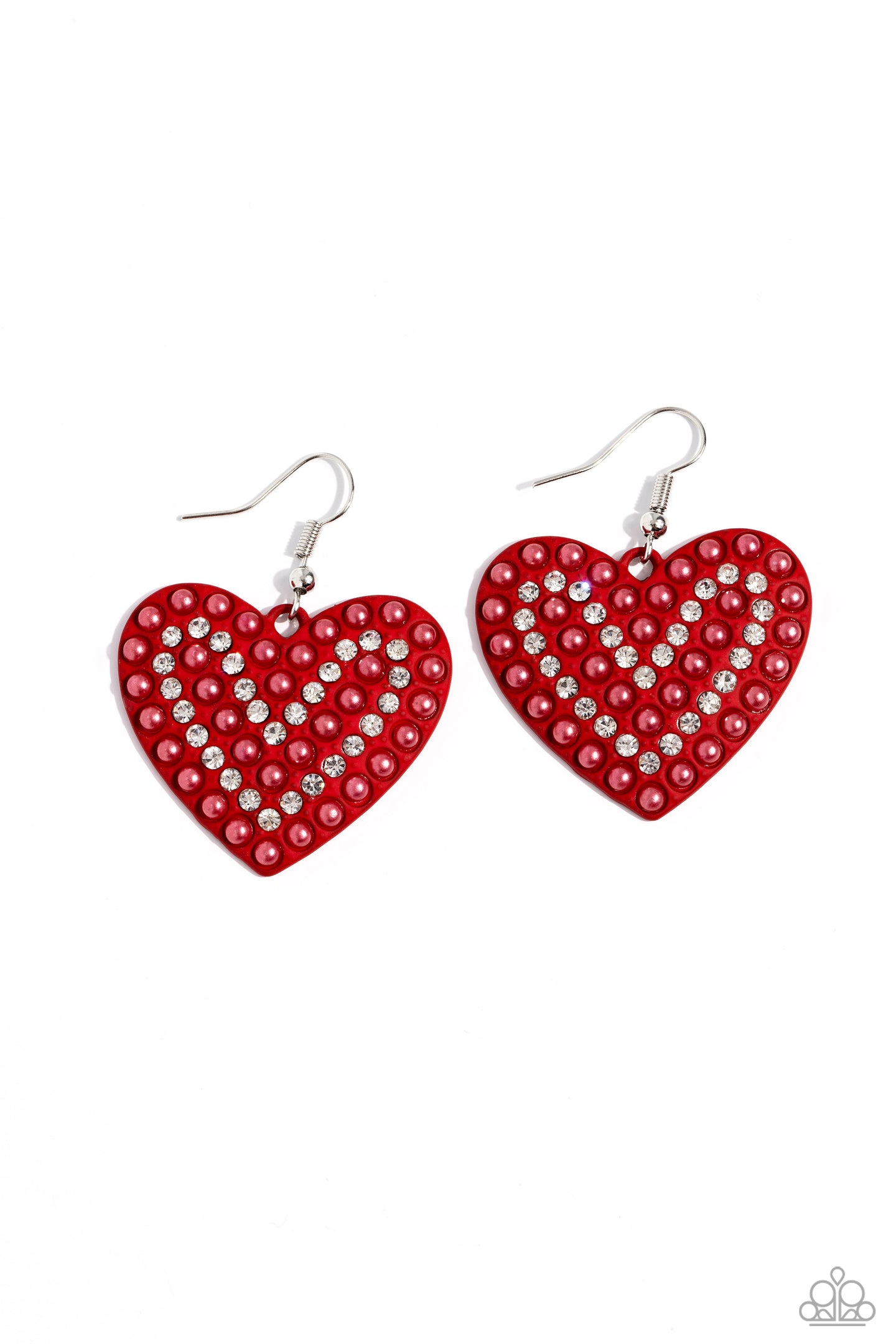 Romantic Reunion - Red-Jewelry-Paparazzi Accessories, Just Because Jewels-Just Because Jewels