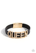 Load image into Gallery viewer, Queen of My Life - Gold-Jewelry-Paparazzi Accessories, Just Because Jewels-Just Because Jewels