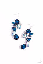 Load image into Gallery viewer, Fancy Flaunter - Blue-Jewelry-Paparazzi Accessories, Just Because Jewels-Just Because Jewels