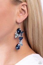 Load image into Gallery viewer, Fancy Flaunter - Blue-Jewelry-Paparazzi Accessories, Just Because Jewels-Just Because Jewels