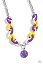 Load image into Gallery viewer, Speed SMILE - Purple-Jewelry-Paparazzi Accessories, Just Because Jewels-Just Because Jewels