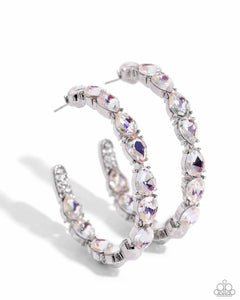 Presidential Pizzazz - White-Jewelry-Paparazzi Accessories, Just Because Jewels-Just Because Jewels