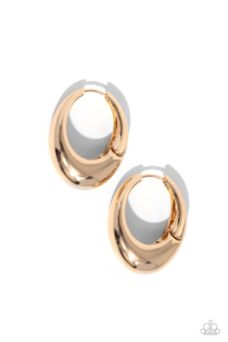 Oval Official - Gold-Jewelry-Paparazzi Accessories, Just Because Jewels-Just Because Jewels