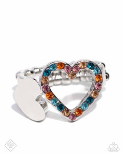 Play a HEART - Orange-Jewelry-Paparazzi Accessories, Just Because Jewels-Just Because Jewels