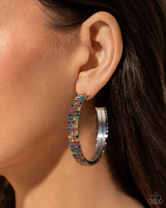 Stacked Symmetry - Multi-Jewelry-Paparazzi Accessories, Just Because Jewels-Just Because Jewels