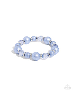 Pearl Protagonist - Blue-Jewelry-Paparazzi Accessories, Just Because Jewels-Just Because Jewels