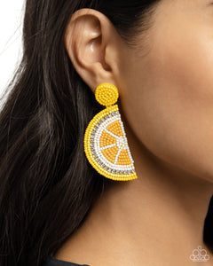 Lemon Leader - Yellow-Jewelry-Paparazzi Accessories, Just Because Jewels-Just Because Jewels