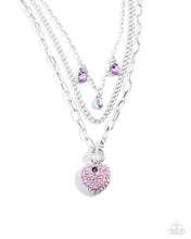 Load image into Gallery viewer, HEART History - Purple-Jewelry-Paparazzi Accessories, Just Because Jewels-Just Because Jewels