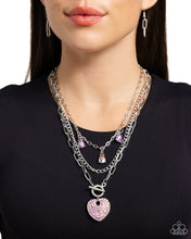 Load image into Gallery viewer, HEART History - Purple-Jewelry-Paparazzi Accessories, Just Because Jewels-Just Because Jewels