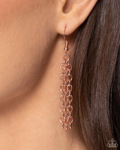 Sparkling Seahorse - Copper-Jewelry-Paparazzi Accessories, Just Because Jewels-Just Because Jewels