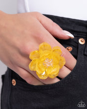 Load image into Gallery viewer, Petal Privilege - Yellow-Jewelry-Paparazzi Accessories, Just Because Jewels-Just Because Jewels