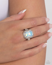 Load image into Gallery viewer, Faceted Fidelity - Blue-Jewelry-Paparazzi Accessories, Just Because Jewels-Just Because Jewels