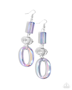 Iridescent Infatuation - Silver-Jewelry-Paparazzi Accessories, Just Because Jewels-Just Because Jewels