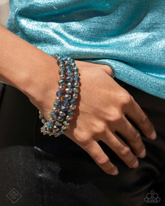 Ignited Influence - Silver-Jewelry-Paparazzi Accessories, Just Because Jewels-Just Because Jewels