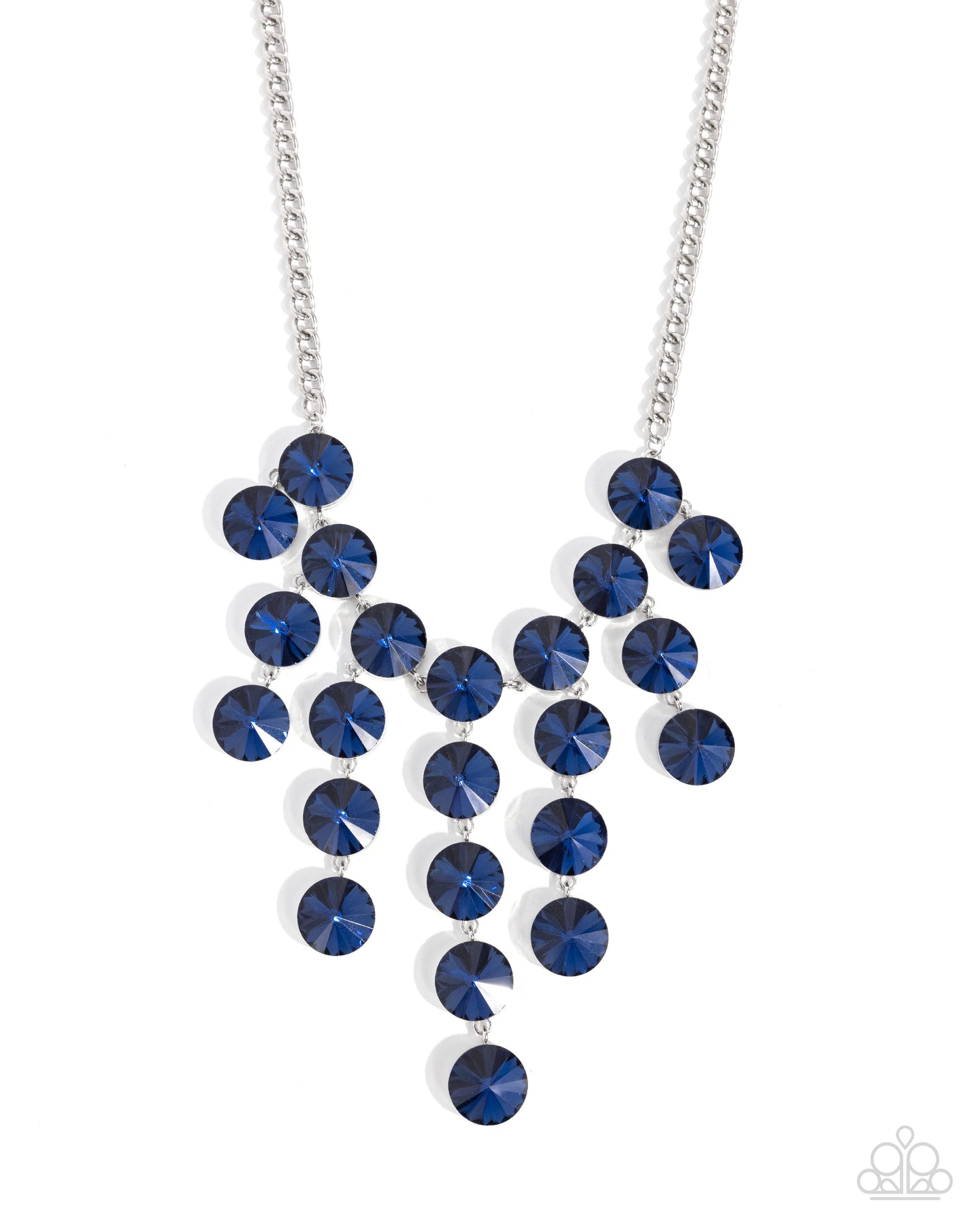 Spotlight Stunner - Blue-Jewelry-Paparazzi Accessories, Just Because Jewels-Just Because Jewels