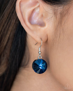 Spotlight Stunner - Blue-Jewelry-Paparazzi Accessories, Just Because Jewels-Just Because Jewels