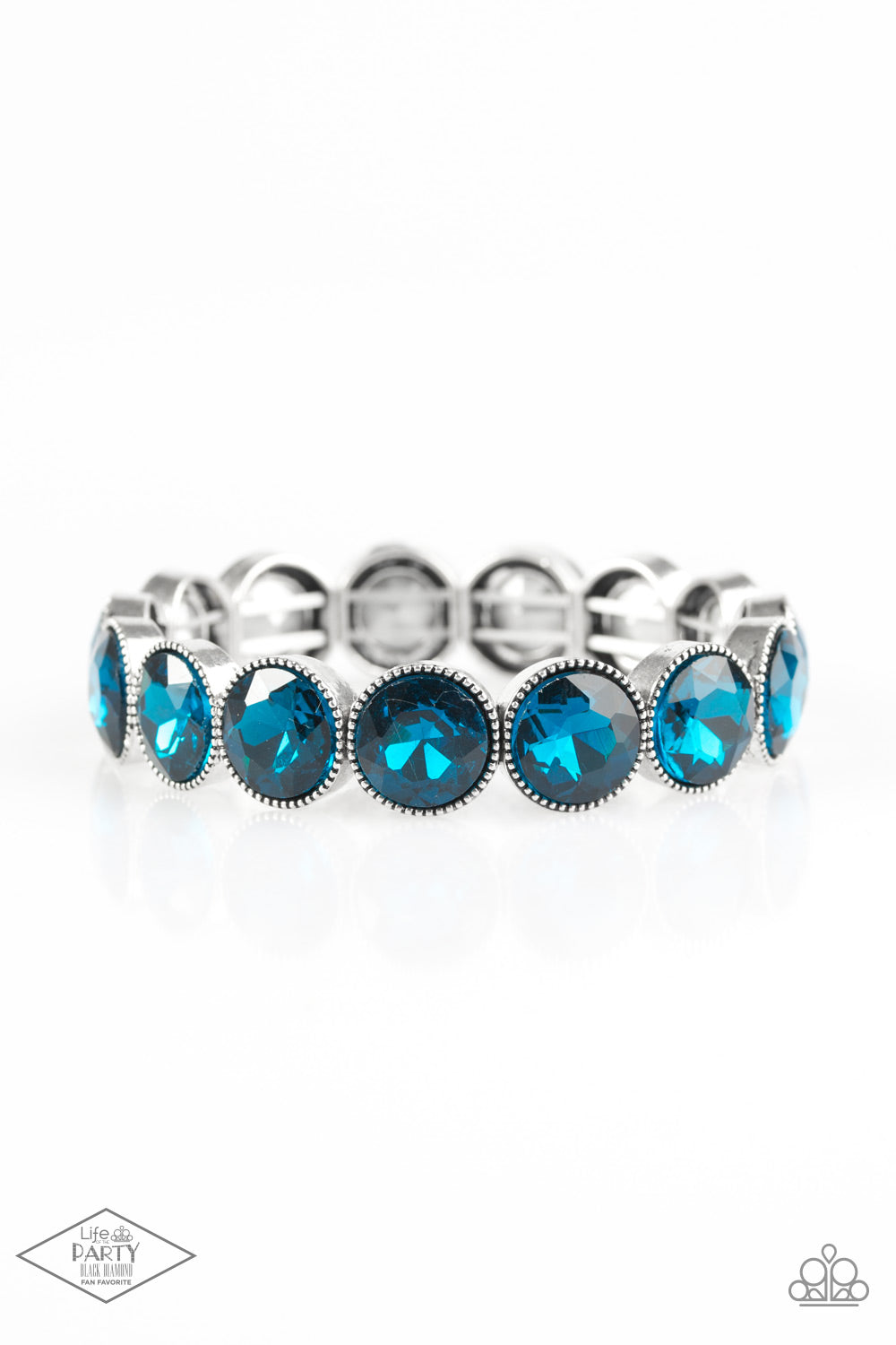 Number One Knockout - Blue-Jewelry-Just Because Jewels, Paparazzi Accessories-Just Because Jewels