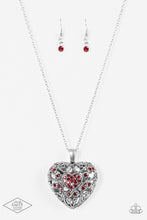 Load image into Gallery viewer, Heartless Heiress - Red-Jewelry-Just Because Jewels, Paparazzi Accessories-Just Because Jewels