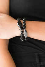 Load image into Gallery viewer, Rockin Rock Candy - Black-Jewelry-Just Because Jewels, Paparazzi Accessories-Just Because Jewels