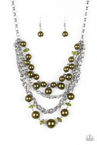 Rockin Rockette - Green-Jewelry-Just Because Jewels, Paparazzi Accessories-Just Because Jewels