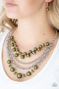 Rockin Rockette - Green-Jewelry-Just Because Jewels, Paparazzi Accessories-Just Because Jewels