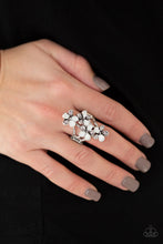 Load image into Gallery viewer, Climbing Gardens - White-Jewelry-Just Because Jewels, Paparazzi Accessories-Just Because Jewels