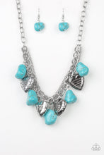 Load image into Gallery viewer, Change Of Heart - Blue-Jewelry-Just Because Jewels, Paparazzi Accessories-Just Because Jewels