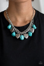 Load image into Gallery viewer, Change Of Heart - Blue-Jewelry-Just Because Jewels, Paparazzi Accessories-Just Because Jewels