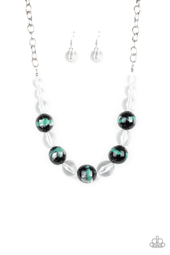 Torrid Tide - Green-Jewelry-Just Because Jewels, Paparazzi Accessories-Just Because Jewels