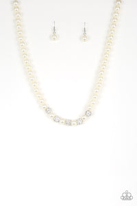 Posh Boss - White-Jewelry-Just Because Jewels, Paparazzi Accessories-Just Because Jewels