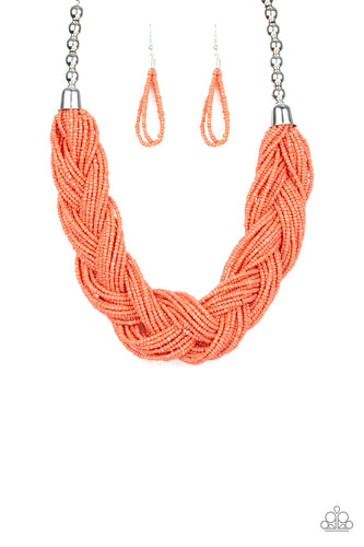 The Great Outback - Orange-Jewelry-Just Because Jewels, Paparazzi Accessories-Just Because Jewels