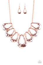 Load image into Gallery viewer, Teardrop Envy - Copper-Jewelry-Just Because Jewels, Paparazzi Accessories-Just Because Jewels