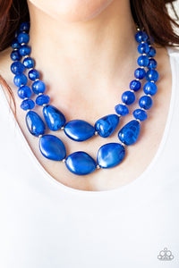 Beach Glam - Blue-Jewelry-Just Because Jewels, Paparazzi Accessories-Just Because Jewels