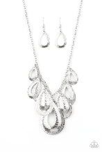 Load image into Gallery viewer, Teardrop Tempest - Silver-Jewelry-Just Because Jewels, Paparazzi Accessories-Just Because Jewels