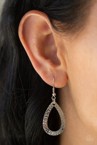 Teardrop Tempest - Silver-Jewelry-Just Because Jewels, Paparazzi Accessories-Just Because Jewels