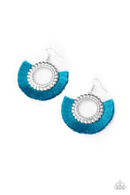 Load image into Gallery viewer, Fringe Fanatic - Blue-Jewelry-Just Because Jewels, Paparazzi Accessories-Just Because Jewels