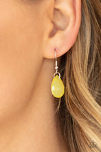 Load image into Gallery viewer, Rio Rainfall - Yellow-Jewelry-Just Because Jewels, Paparazzi Accessories-Just Because Jewels