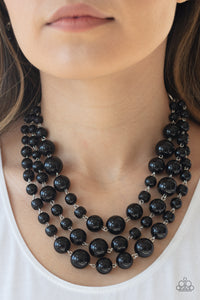 Everyone Scatter! - Black-Jewelry-Just Because Jewels, Paparazzi Accessories-Just Because Jewels