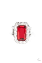 Load image into Gallery viewer, A Grand STATEMENT-MAKER - Red-Jewelry-Just Because Jewels, Paparazzi Accessories-Just Because Jewels