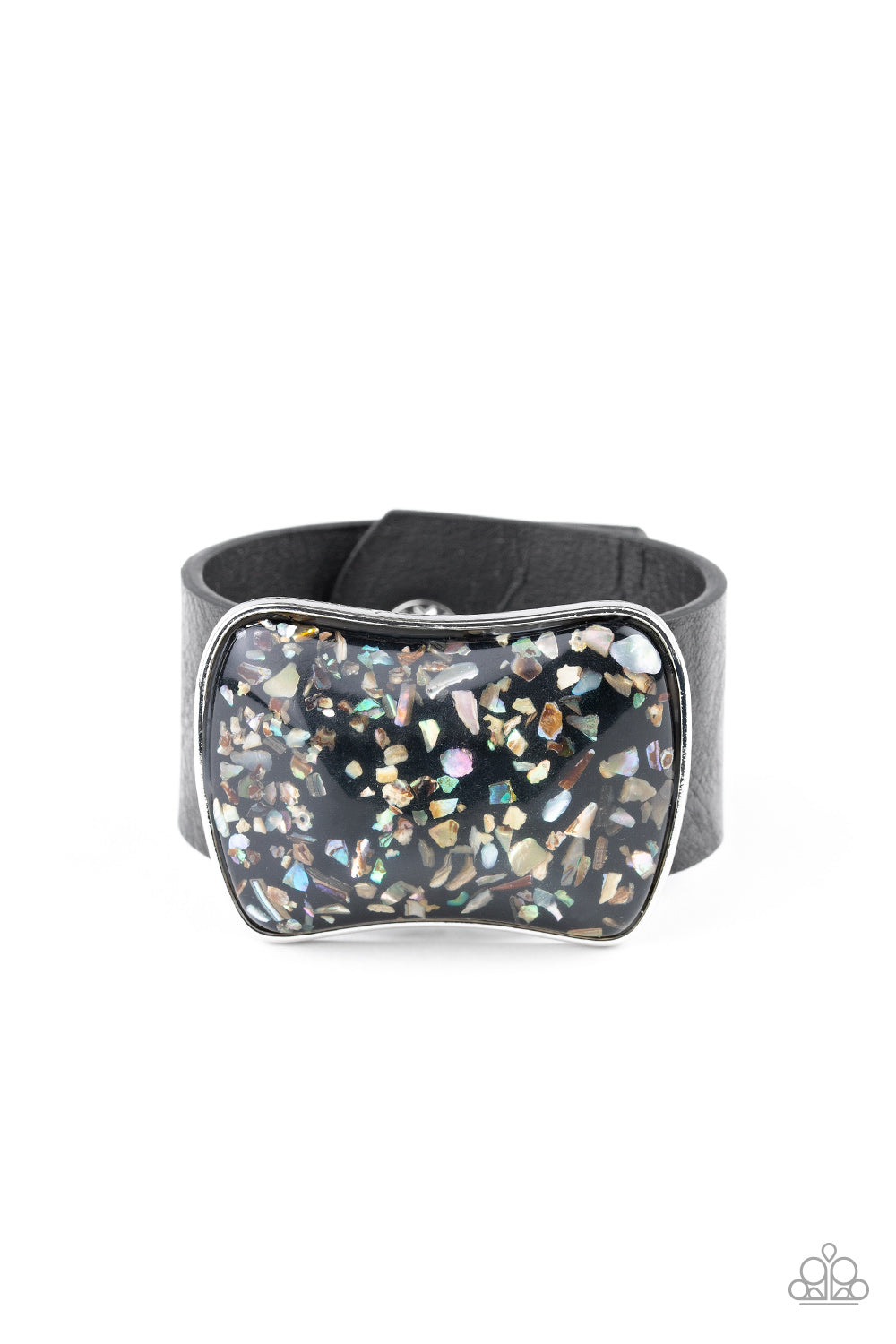 Twinkle Twinkle Little ROCK STAR - Black-Jewelry-Just Because Jewels, Paparazzi Accessories-Just Because Jewels