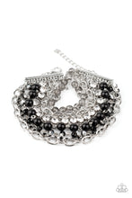 Load image into Gallery viewer, Heiress Hustle - Black-Jewelry-Just Because Jewels, Paparazzi Accessories-Just Because Jewels