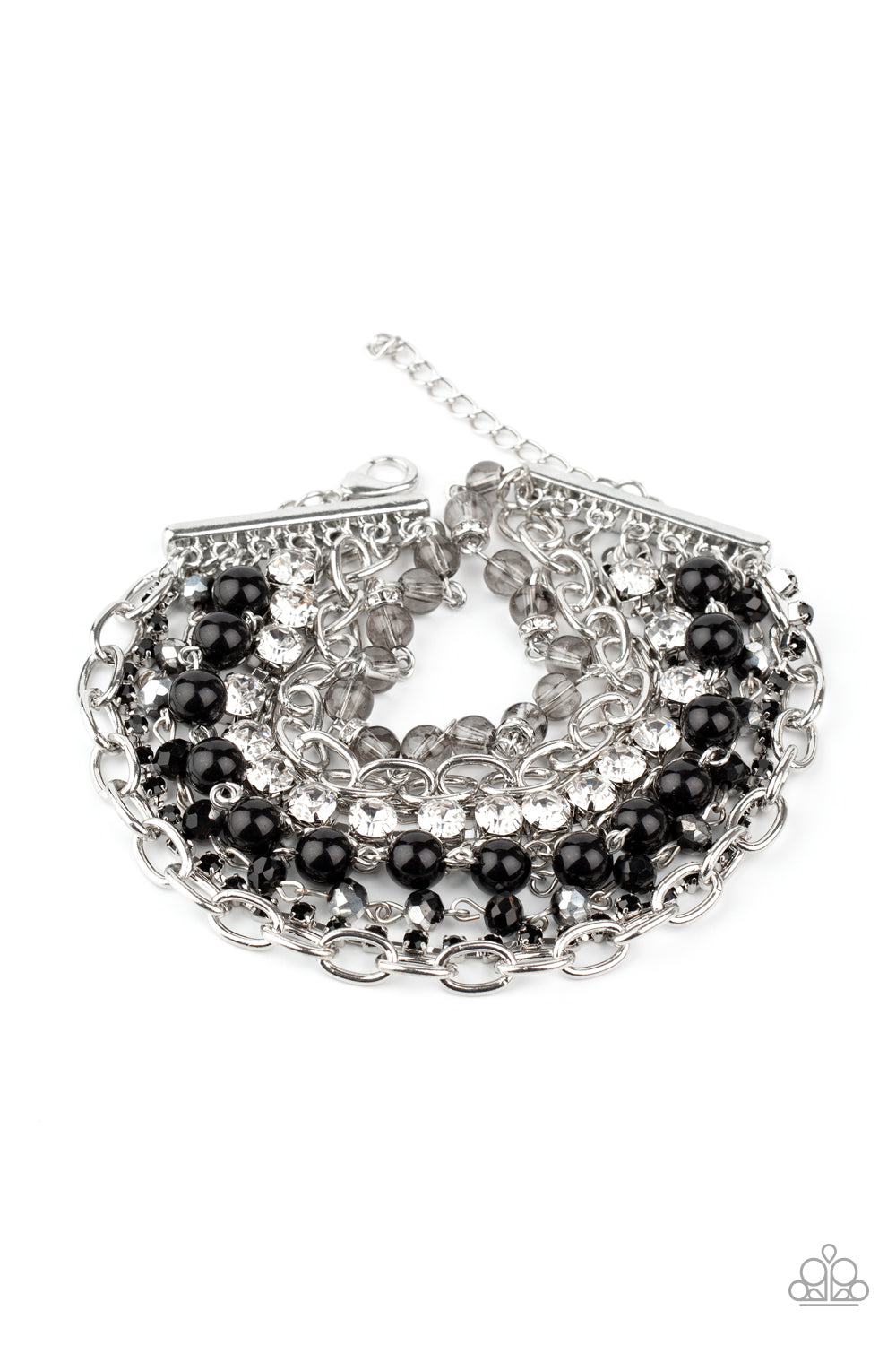 Heiress Hustle - Black-Jewelry-Just Because Jewels, Paparazzi Accessories-Just Because Jewels