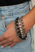 Load image into Gallery viewer, Heiress Hustle - Black-Jewelry-Just Because Jewels, Paparazzi Accessories-Just Because Jewels