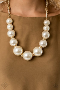 Pearly Prosperity - Gold-Jewelry-Just Because Jewels, Paparazzi Accessories-Just Because Jewels