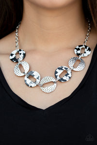 Retro Retrograde - White-Jewelry-Just Because Jewels, Paparazzi Accessories-Just Because Jewels