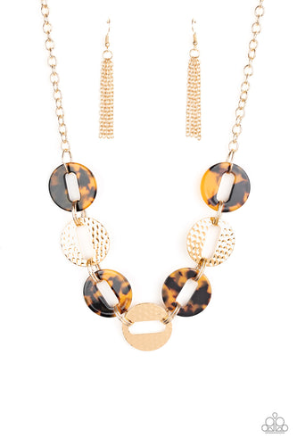 Retro Retrograde - Brown-Jewelry-Just Because Jewels, Paparazzi Accessories-Just Because Jewels