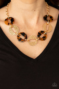 Retro Retrograde - Brown-Jewelry-Just Because Jewels, Paparazzi Accessories-Just Because Jewels