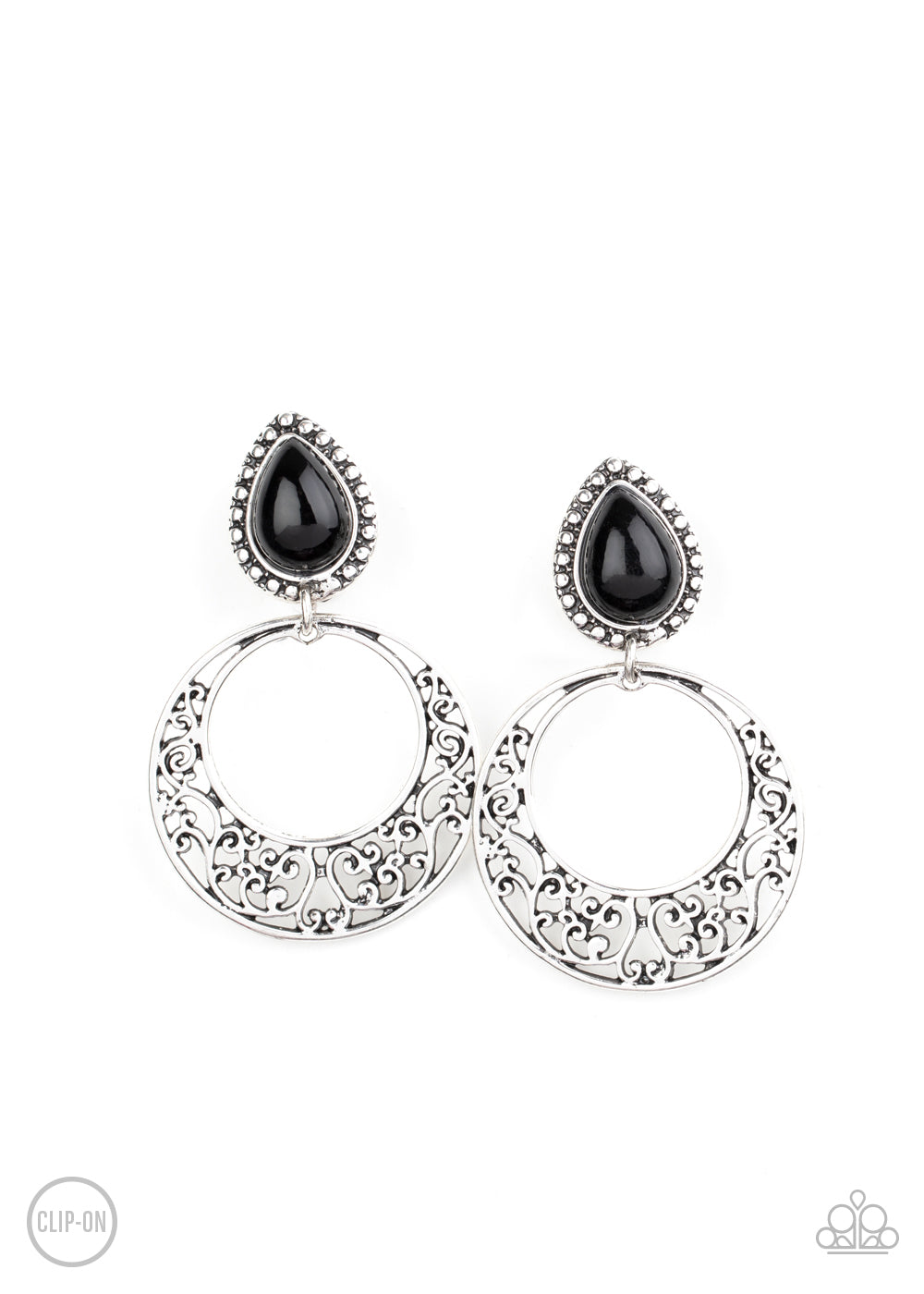 Exotic Escape - Black-Jewelry-Just Because Jewels, Paparazzi Accessories-Just Because Jewels